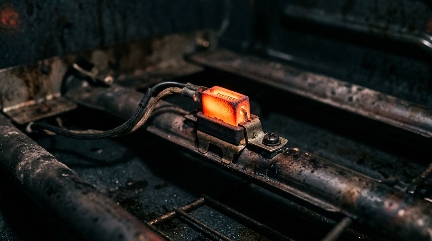 Glowing gas oven igniter troubleshooting