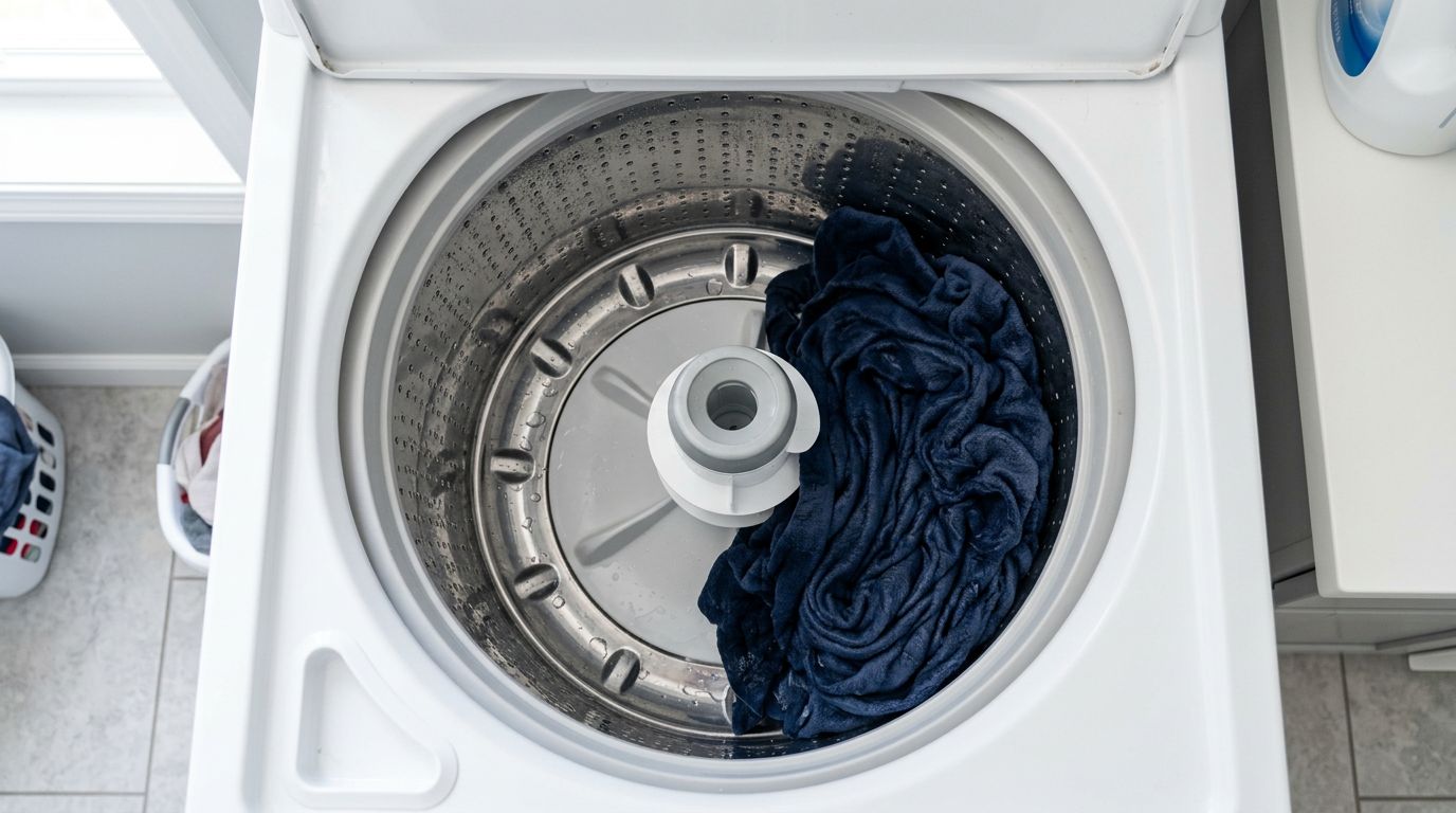 Unbalanced washing machine load blanket
