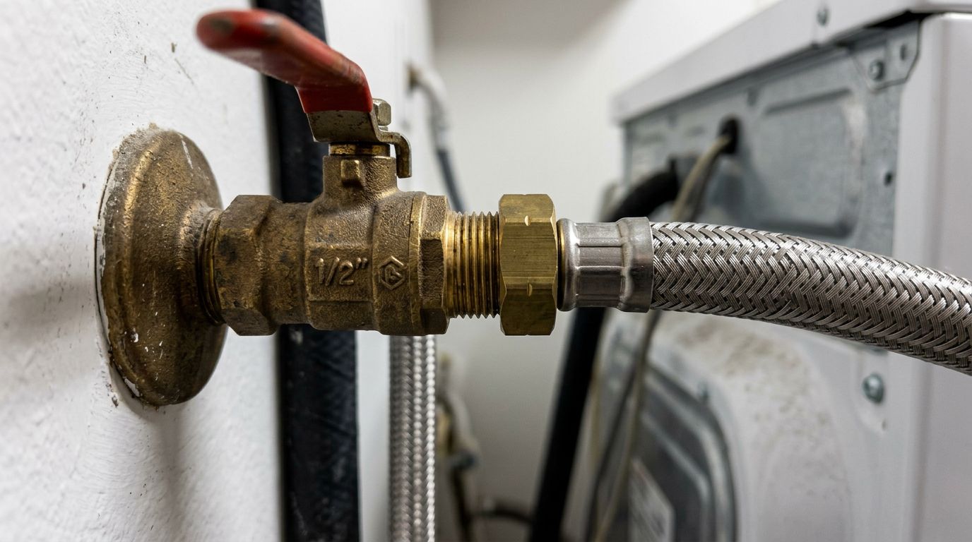 Inspecting washing machine fill hoses