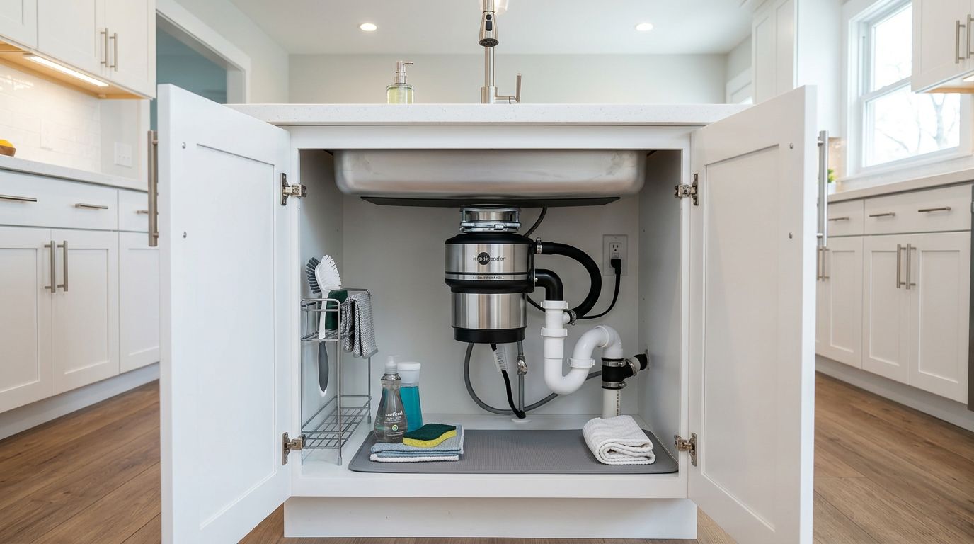 Modern garbage disposal installation